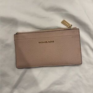Michael Kors Pink Leather Wristlet